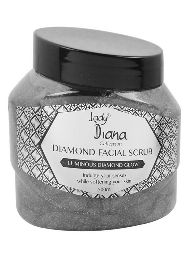 Lady Diana 12-Piece Diamond Facial Scrub Silver 12x500ml  - Image 3