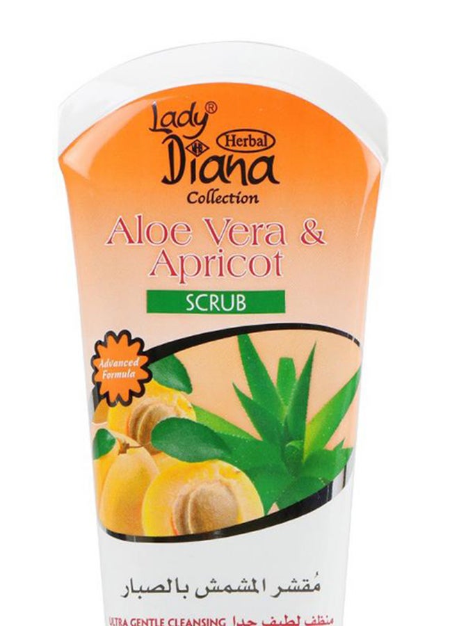 Lady Diana 12-Piece Aleo Vera And Apricot Face And Body Scrub 12x170ml  - Image 3