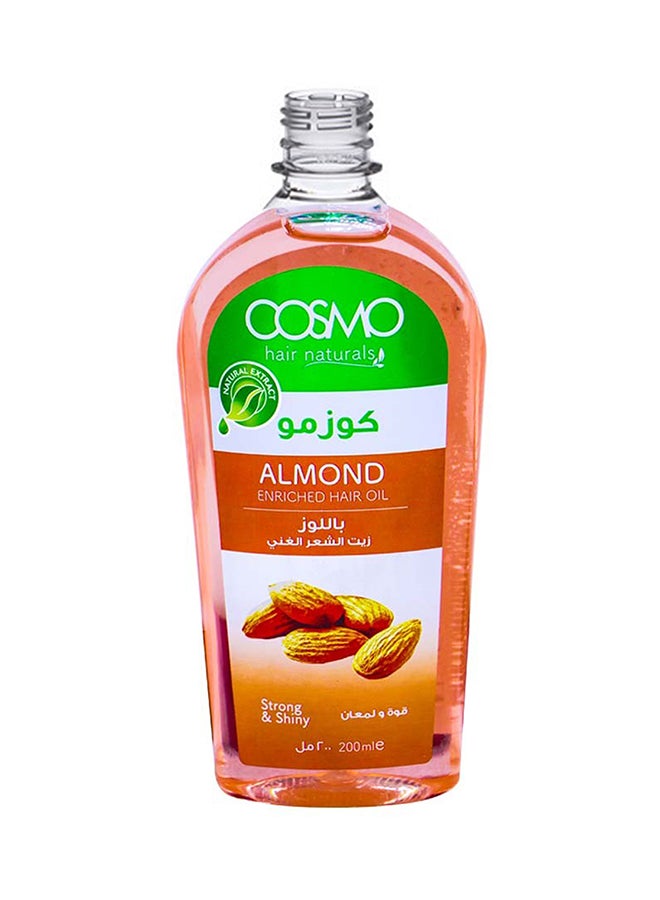 كوزمو 12 قطعة من زيت الشعر الغني باللوز 12x200ملليلتر - Image 3