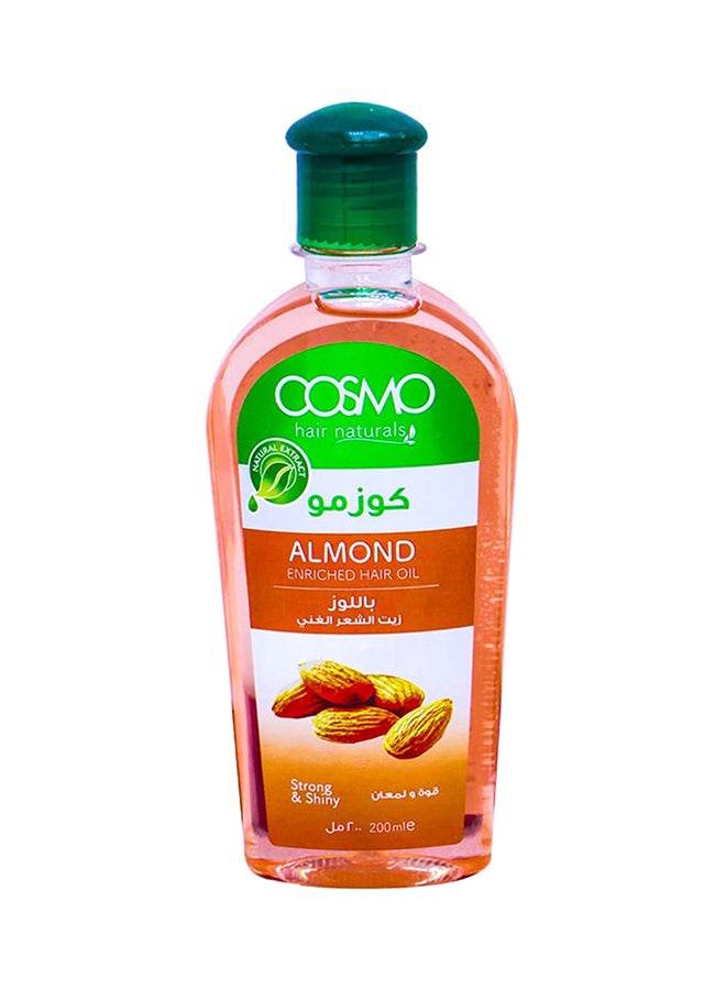 كوزمو 12 قطعة من زيت الشعر الغني باللوز 12x200ملليلتر - Image 1