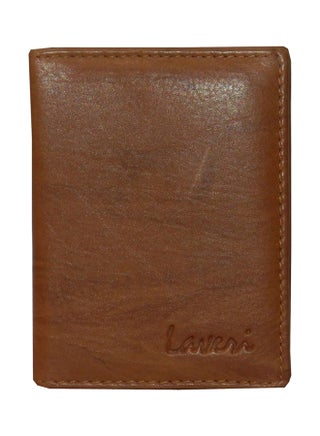 Bi-Fold Leather Card Holder Tan - v1541215551/N18945702A_1