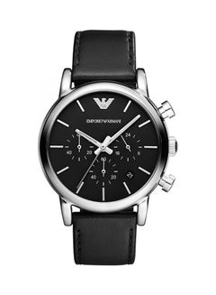 Men's Leather Chronograph Watch AR1733