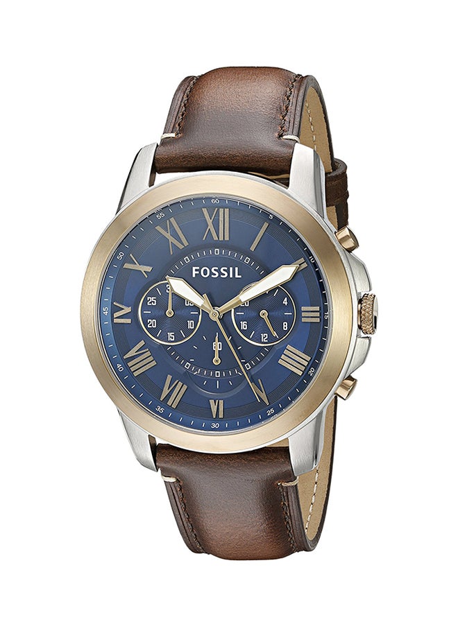 FOSSIL men Leather Analog Watch FS5150 