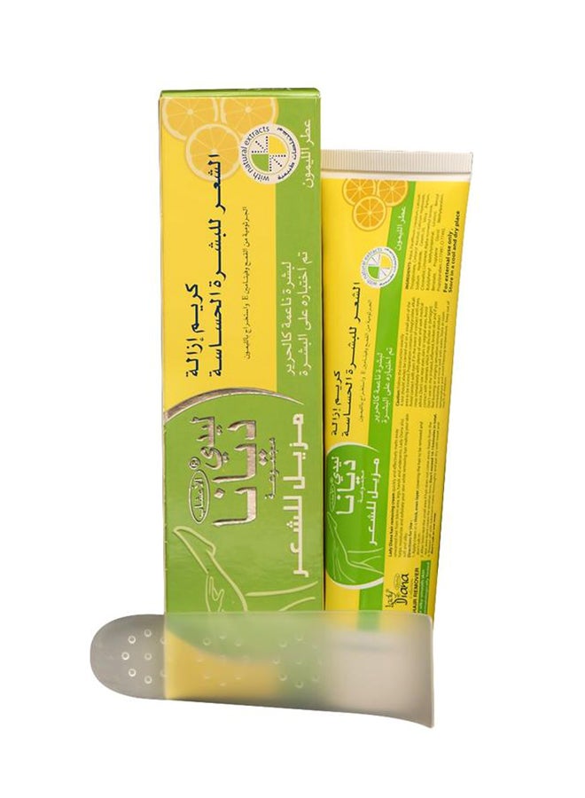 Lady Diana Sensitive Hair Removal Cream With Vitamin E And Lemon Extracts 100grams  - Image 2