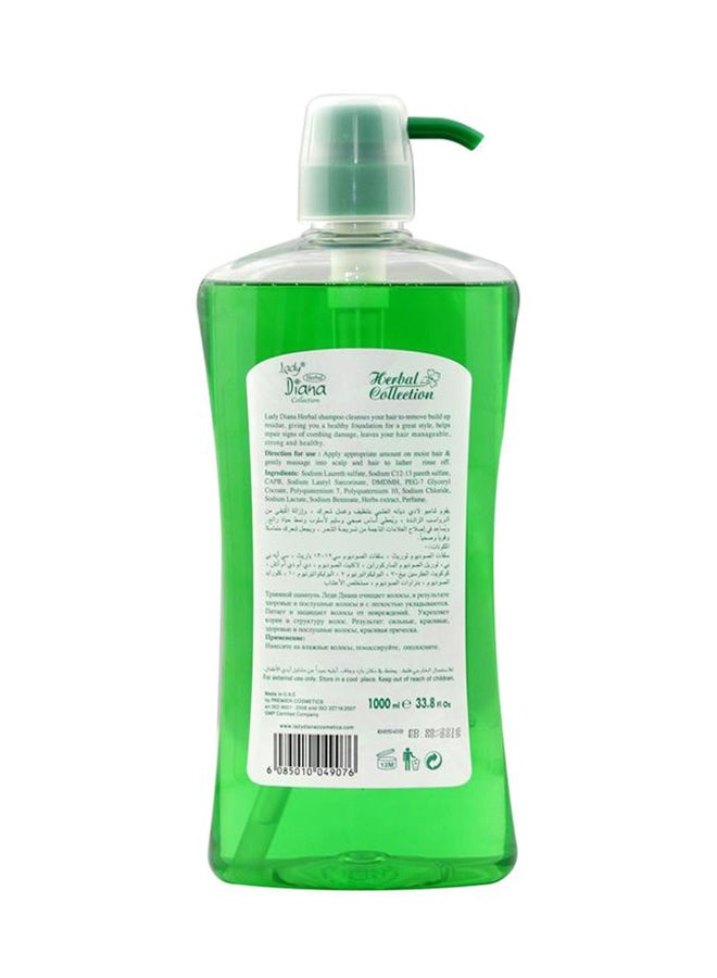 Lady Diana 12-Piece Botanical Herbs Shine Shampoo 1000ml  - Image 2