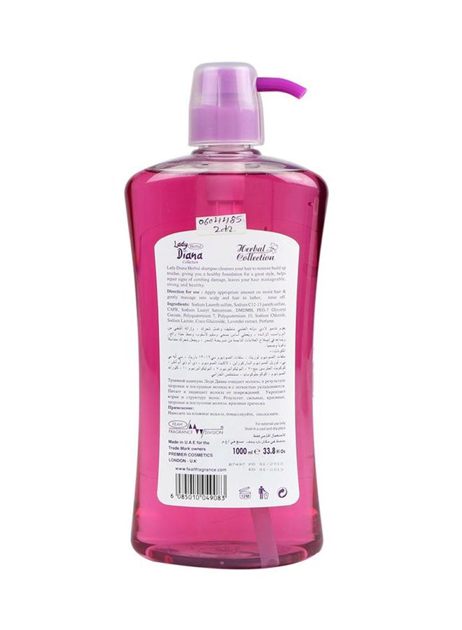 Lady Diana Botanical Shine Shampoo With Lavender Pink 1000ml  - Image 2