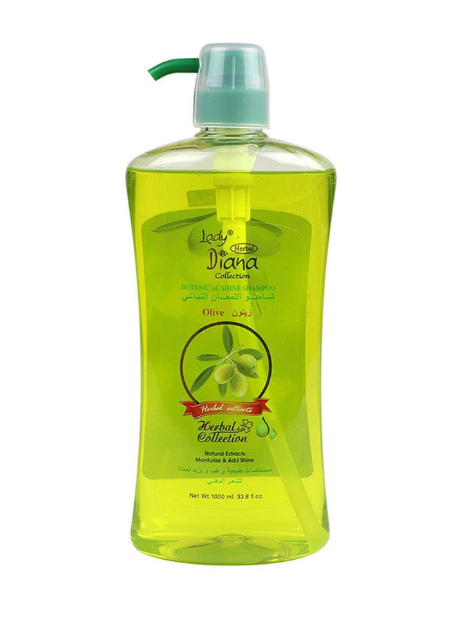 Lady Diana 12-Piece Botanical Shine Shampoo With Olive Green 1000ml 