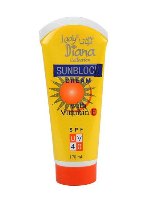 Sunblock Cream With Vitamin E SPF 40 170ml