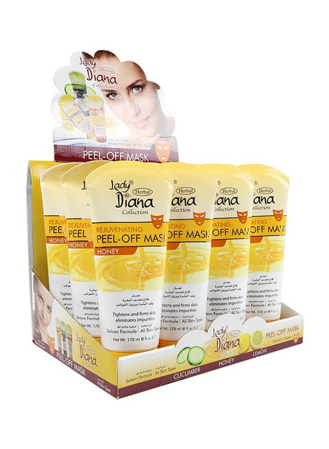 12-Piece Rejuvenating Peel-Off Mask With Honey 170ml