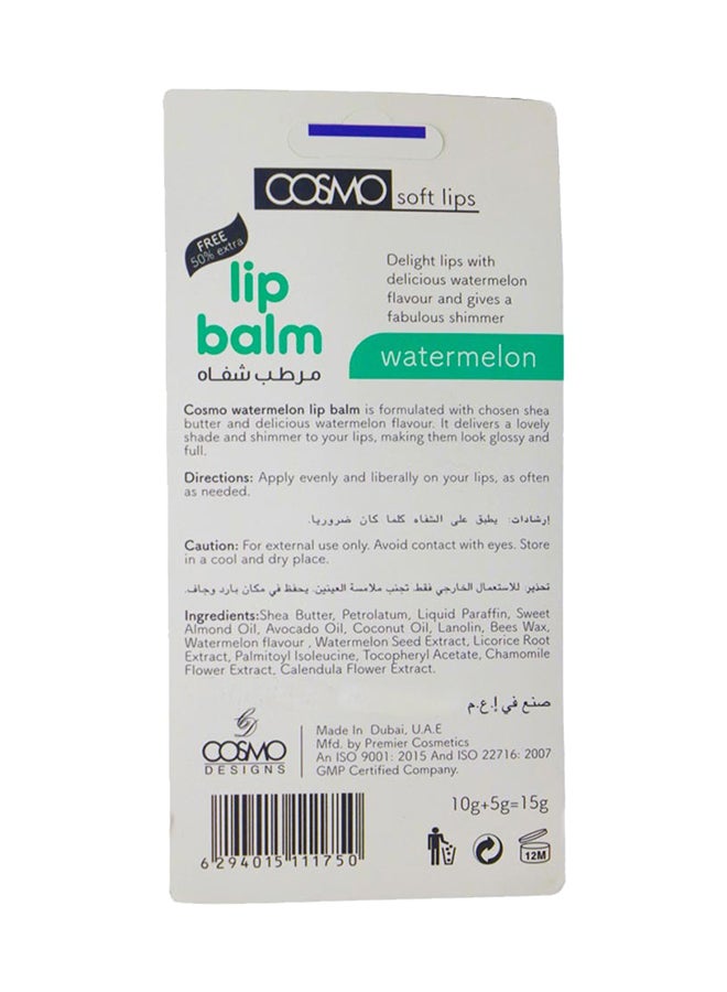 COSMO 12-Piece Water Melon Lip Balm 15grams  - Image 2