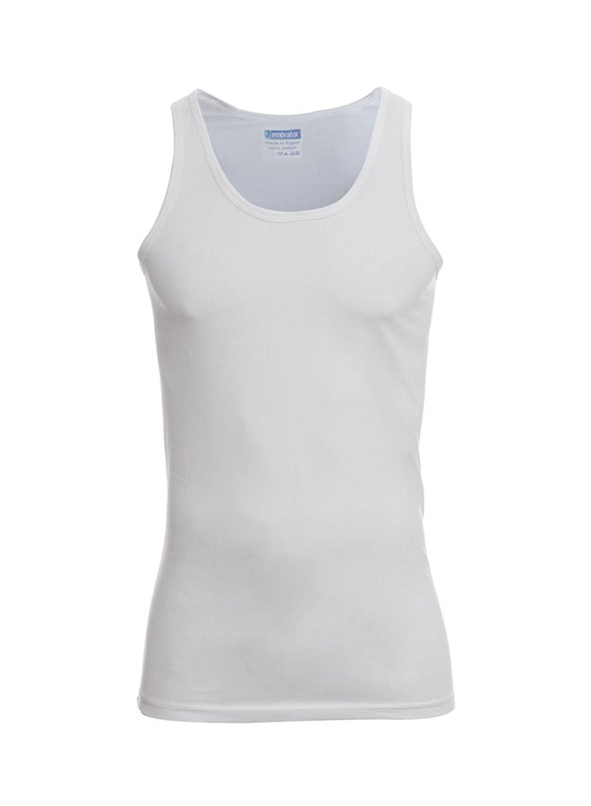 embrator Cotton Sleeveless Camisole White - Image 1