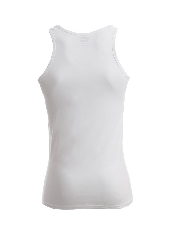 embrator Cotton Sleeveless Camisole White - Image 2