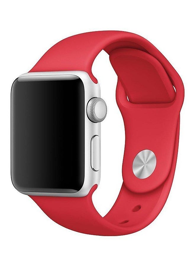 Generic - Apple Watch Band With Breathable Holes Red - Image 1