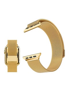 Milanese Loop Band Strap For Apple Watch Gold