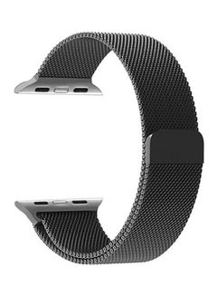 Magnetic Milanese Loop Band Strap For Apple Watch Black