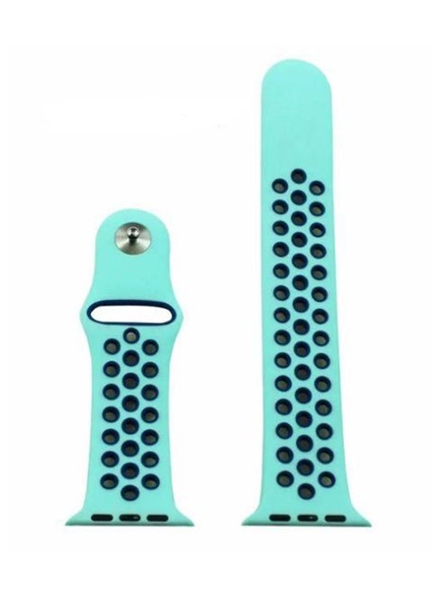 Replacement Sport Watch Band For Apple Watch Series 3/2/1 Blue
