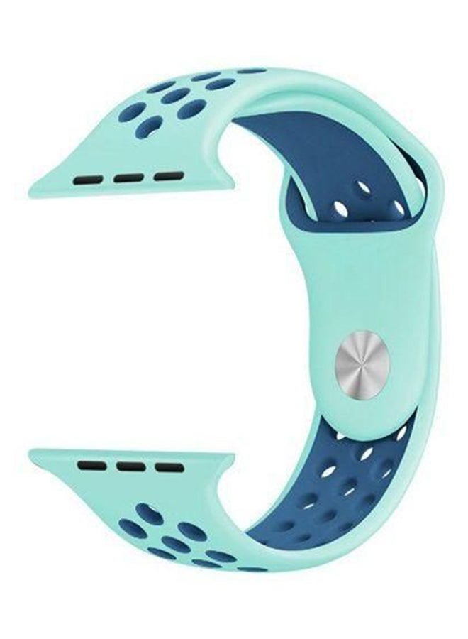 Replacement Sport Watch Band For Apple Watch Series 3/2/1 Blue