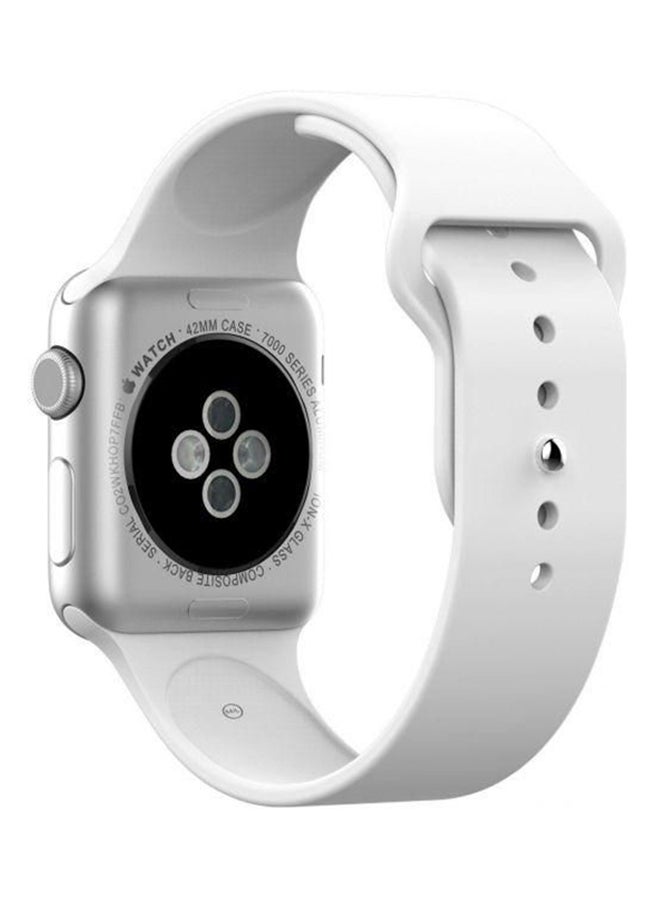 Generic - Replacement Sport Watch Band For Apple Watch Series 3/2/1 White - Image 1