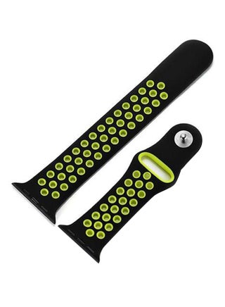 Replacement Watch Band For Apple Watch Black/Green - v1541216250/N19502992A_1