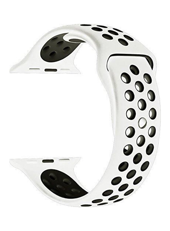Generic - Sport Watch Band For Apple Watch Black/White - Image 1