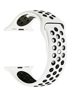 Sport Watch Band For Apple Watch White/Black