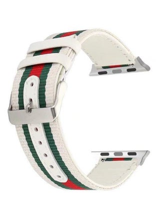 Replacement Nylon Striped Band For Apple Watch Series 3/2/1 Multicolour - v1541216263/N19503039A_1