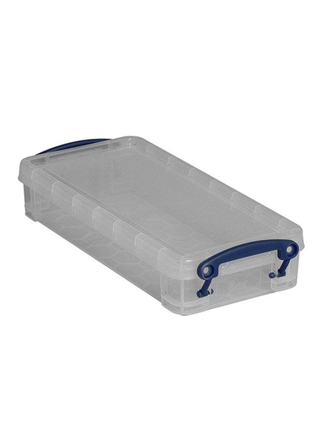 Really Useful Plastic Storage Box Clear 0.55Liters