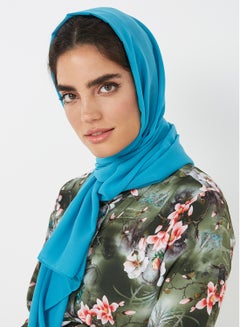 Chiffon Hijab Scarf Light Blue