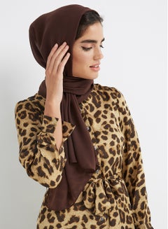 Chiffon Hijab Scarf Brown - v1541328139/N18915737A_2