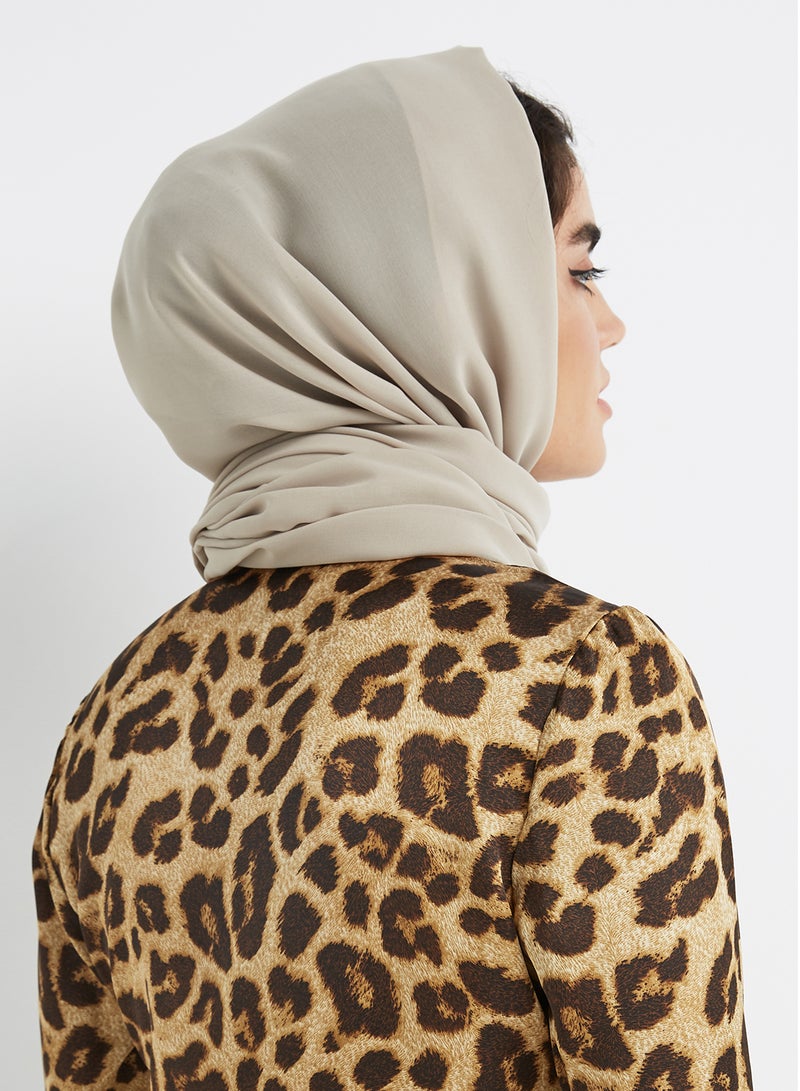 Seden - Chiffon Hijab Scarf Beige - Image 1