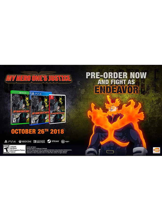 BANDAI NAMCO Entertainment - My Hero One's Justice (Intl Version) - Fighting - Nintendo Switch - Image 1
