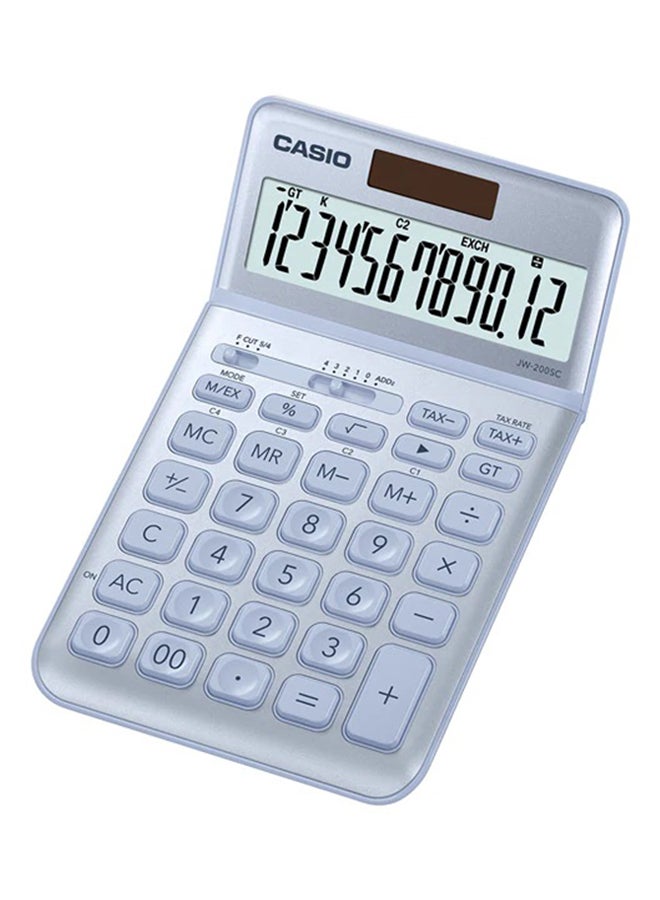 CASIO 12-Digit Basic Calculator Silver 