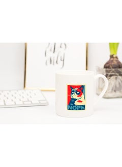 LOUD UNIVERSE Classic Grumpy Cat Nope Coffee Mug White 11x14cm  - Image 2