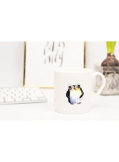 LOUD UNIVERSE Funny Penguin Cartoon Coffee Mug White 11x14cm  - Image 2