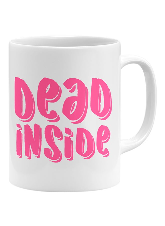 LOUD UNIVERSE Dead Inside Coffee Mug White 11x14cm  - Image 1