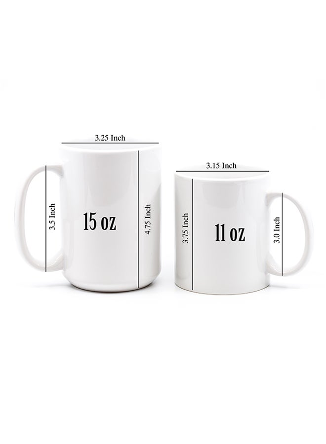 LOUD UNIVERSE Save Water Drink Beer Coffee Coffee Mug White 11x14cm - Image 3