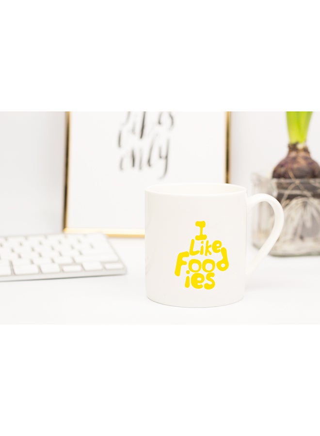 LOUD UNIVERSE I Like Foodies Coffee Mug White  - Image 2