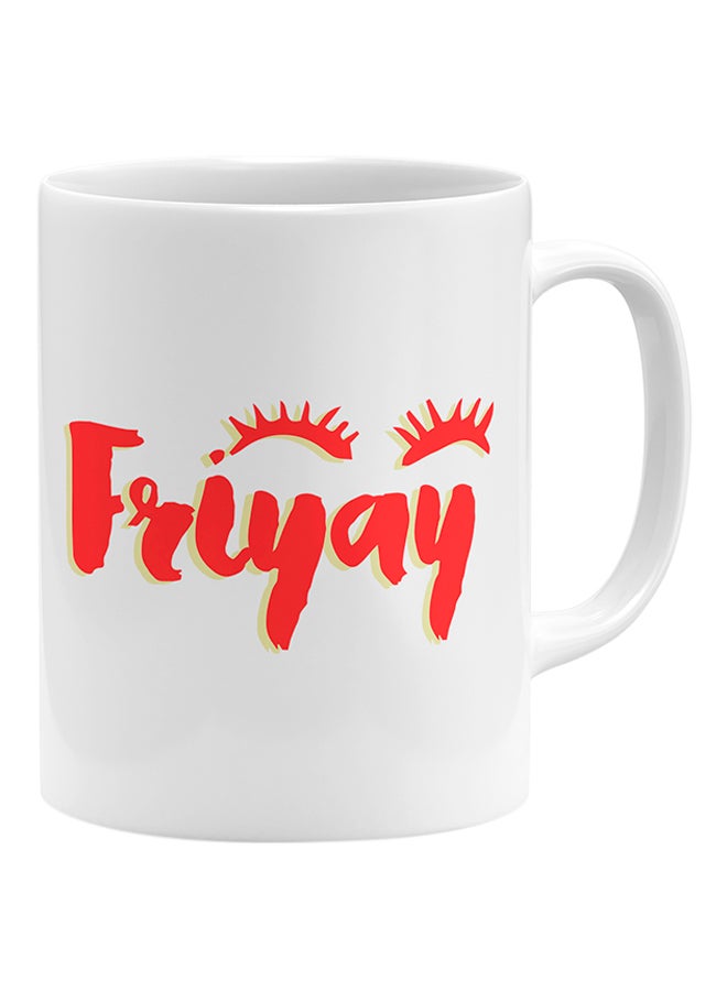 LOUD UNIVERSE Friyay Coffee Mug White  - Image 1