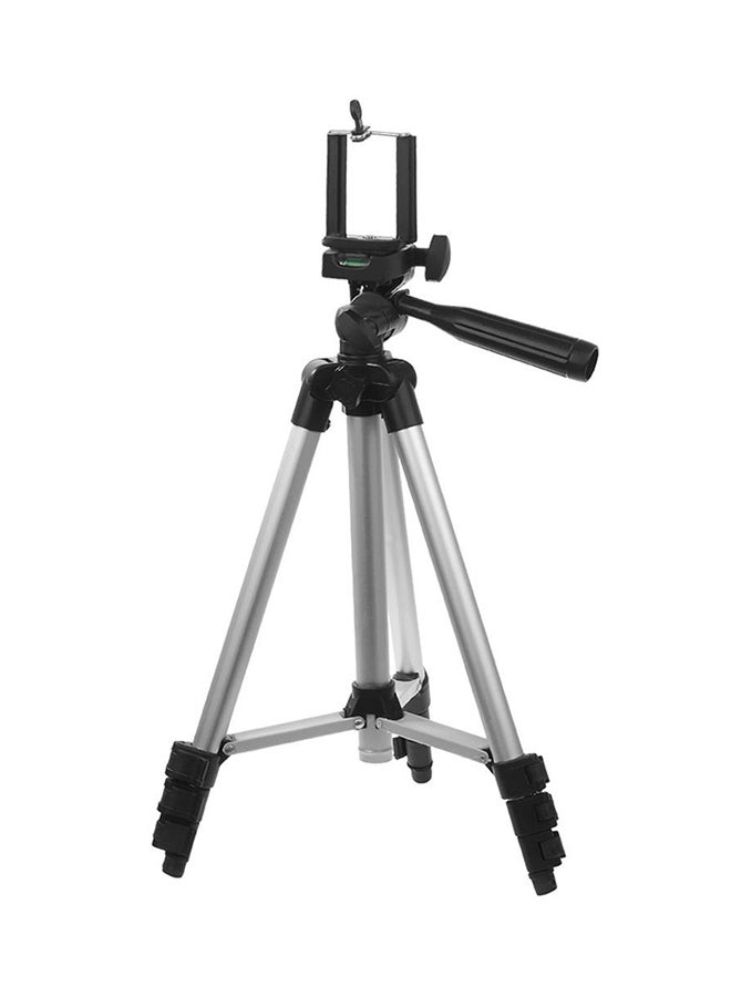Portable Pan Head Tripod Mount Bracket Black/Silver