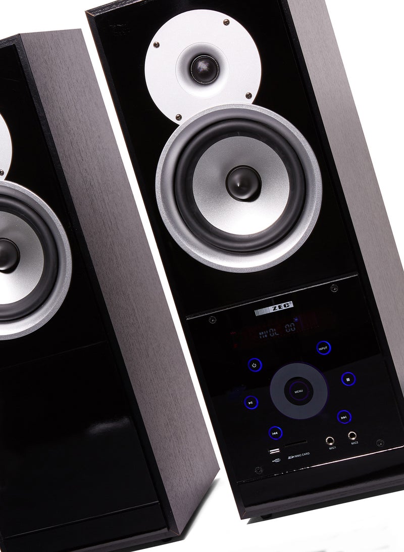 زيك نظام مكبر صوت كاريوكي متعدد الوسائط ZMS-500K أسود/ رمادي/ أبيض - Image 3