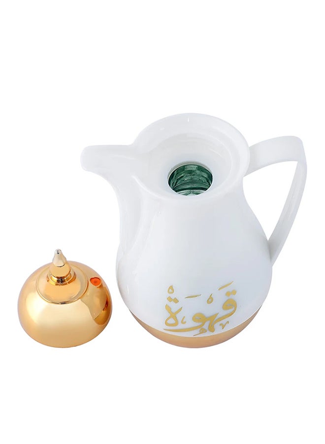 Royalford Royal Gold Tea And Cawa Set 1+1L Double Wall Pink Glass Inner High Quality Plastic Outer Body Hot And Cold For Long Hours Mulicolor  - Image 3
