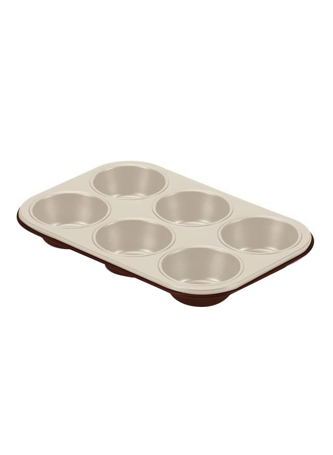 Le Chocoforme Muffin Tray Brown/White 27 x 18.5 x 2.8cm - v1541410630/N19383071A_1