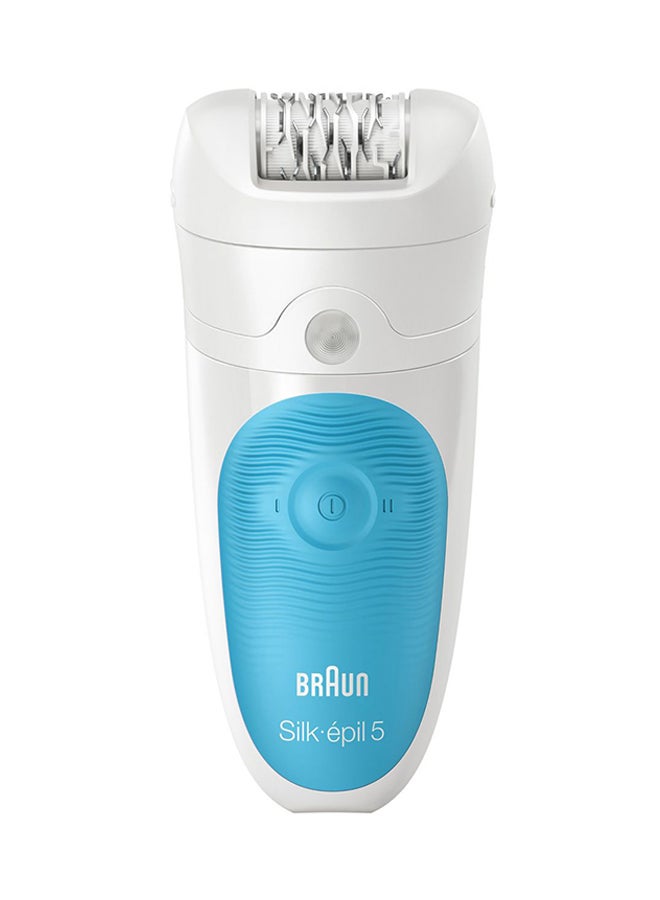 BRAUN Wet And Dry Cordless Epilator With Beginners Cap White/Blue - Image 1