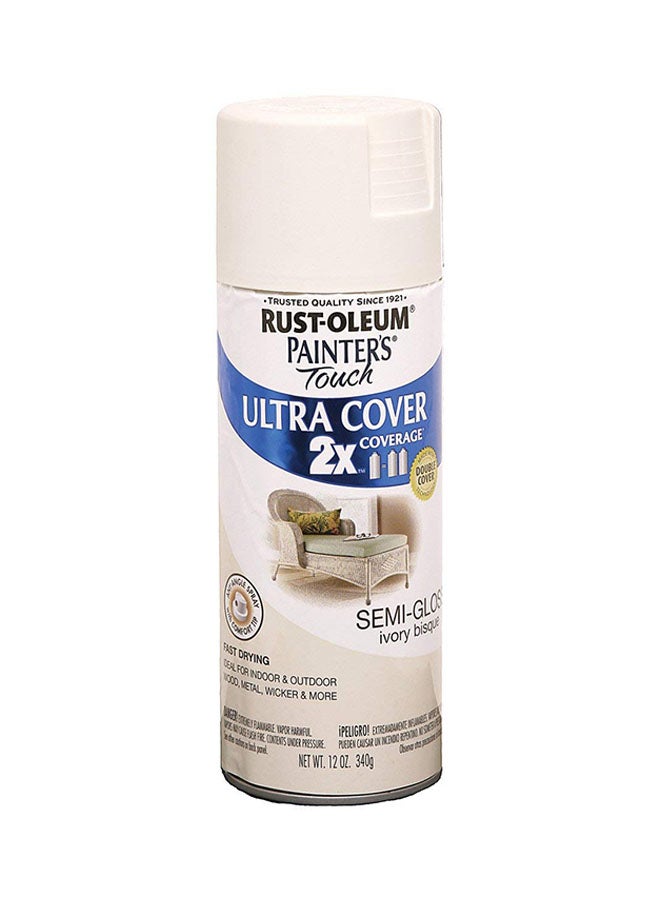 Painter's Touch Multi Purpose Spray Paint Ivory Bisque - v1541412506/N19514038A_1