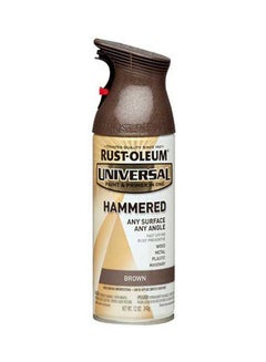 RUST-OLEUM Universal Hammered Paint And Primer In One Spray Brown 