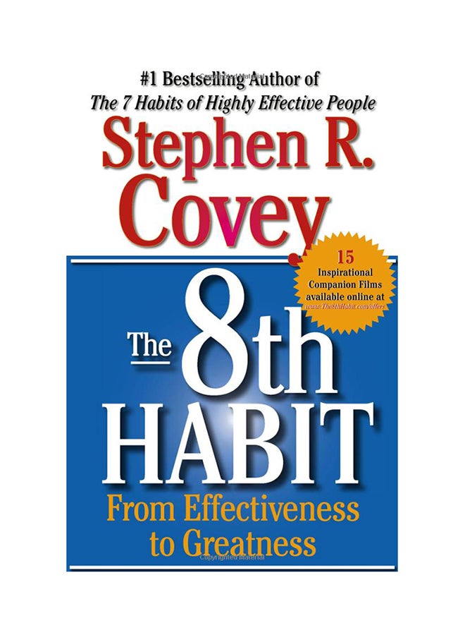 The 8th Habit Paperback English by Stephen R. Covey - 01/12/2005