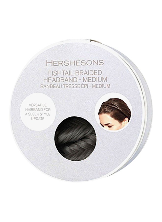 Hershesons Braided Headband Copper Brown Large - Image 3