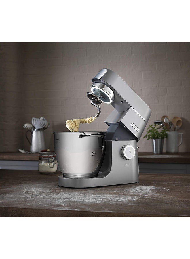 KENWOOD Stand Mixer Kitchen Machine Metal Body CHEF XL TITANIUM with 6.7L SS Bowl, 5 Tool Attachments, Glass Blender, Meat Grinder, Multi Mill 1700 W KVL8430S Silver  - Image 4