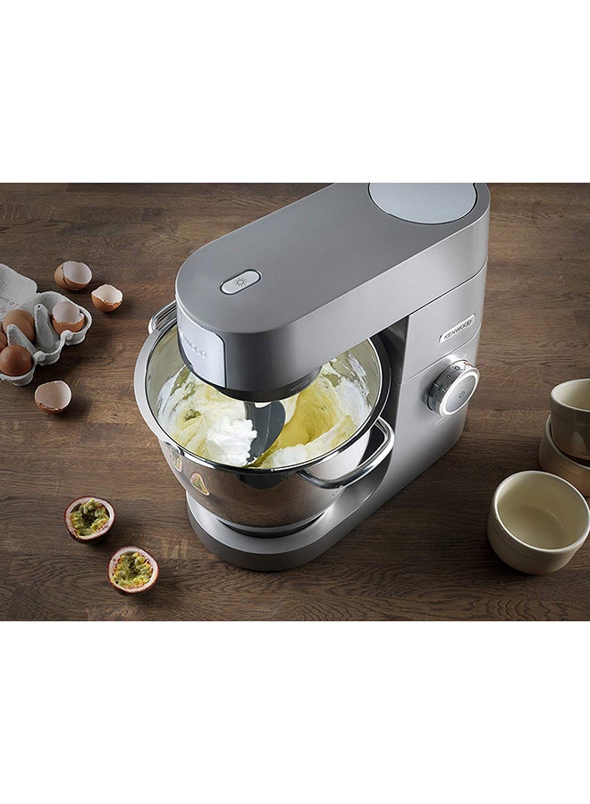 KENWOOD Stand Mixer Kitchen Machine Metal Body CHEF XL TITANIUM with 6.7L SS Bowl, 5 Tool Attachments, Glass Blender, Meat Grinder, Multi Mill 1700 W KVL8430S Silver  - Image 5