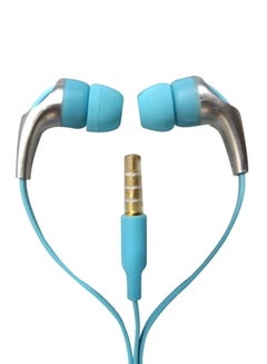 Yison Ultra Sound Portable Stereo Earphones Blue/Silver 